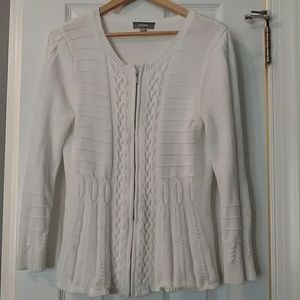 White Neiman Marcus sweater