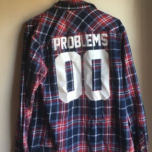 Men’s Numbered Flannel Shirt