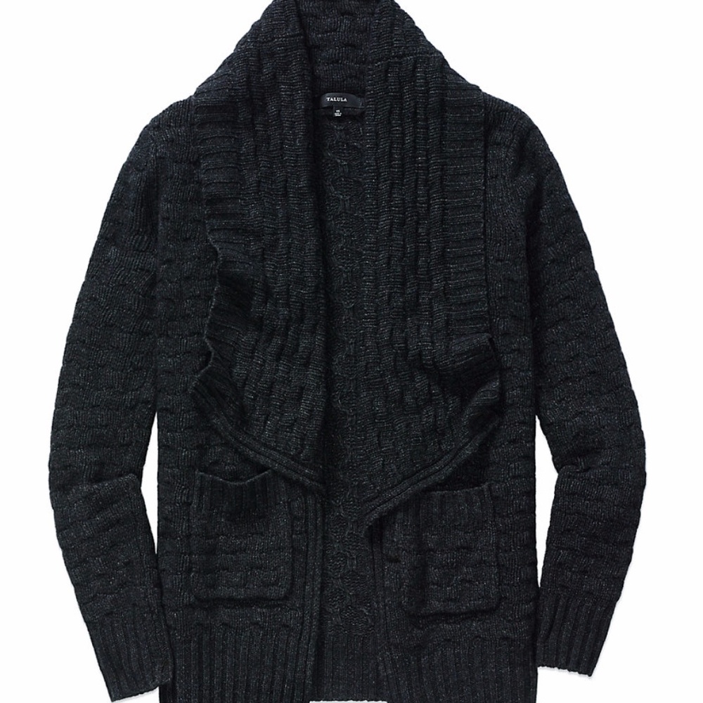 Aritzia Cashmere Charcoal Greenpoint Sweater