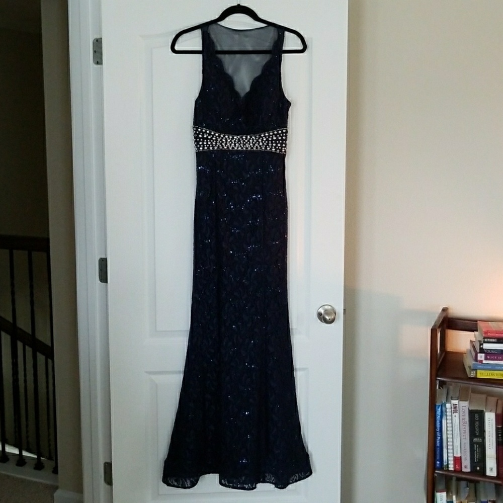 Navy Ball Gown