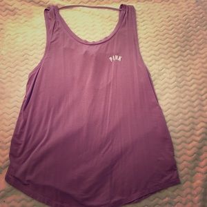 PINK tie back tank