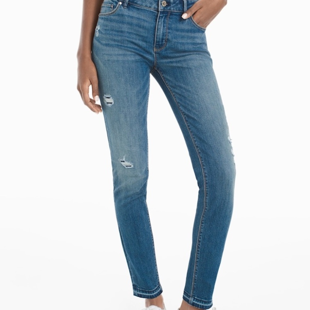 WHBM distressed skimmers
