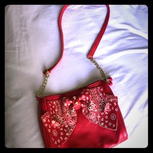 Red Crossbody purse