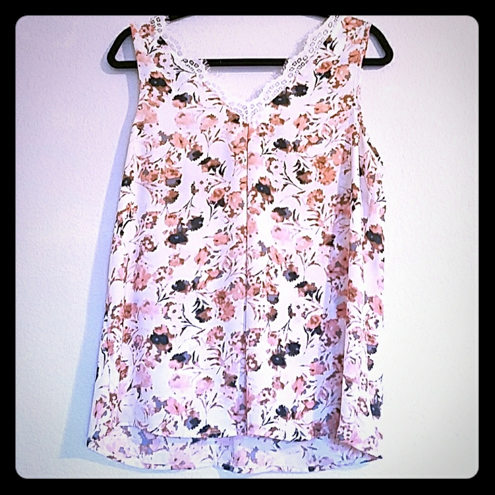 Pleione Watercolor Blouse from Nordstrom.