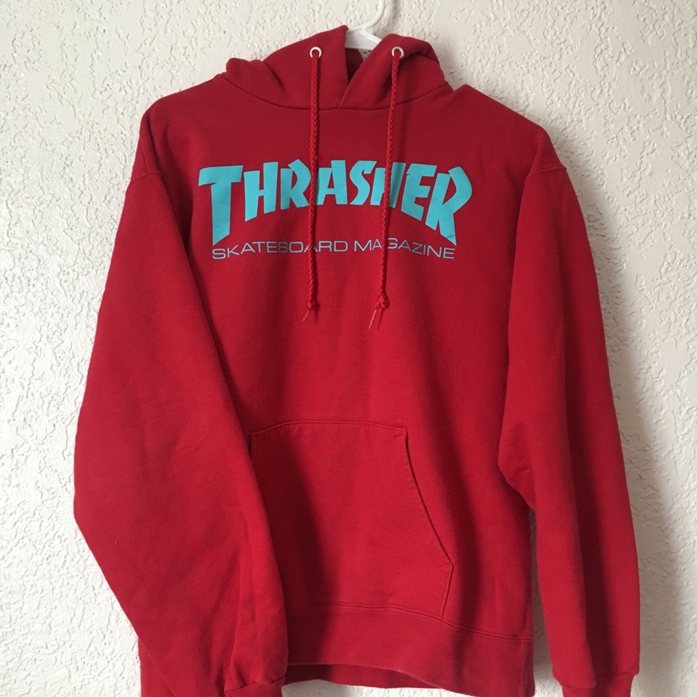 Red Thrasher Hoodie