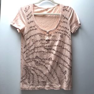 JCrew sequin top small