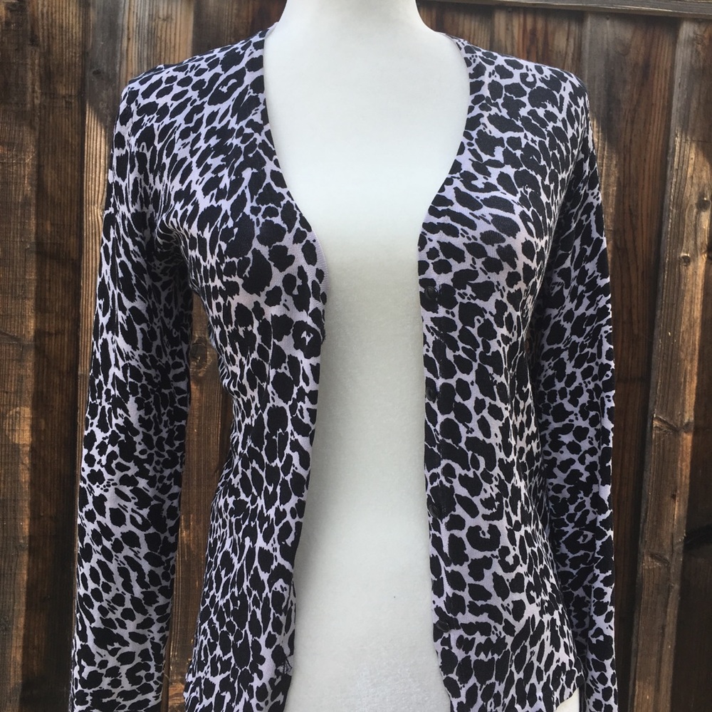 Leopard Print Cardigan - Picture 3 of 7