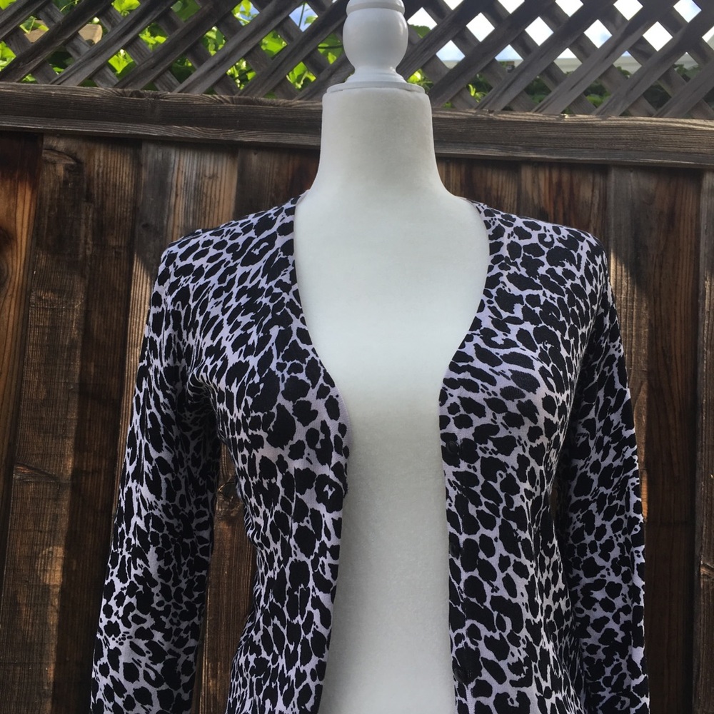 Leopard Print Cardigan - Picture 4 of 7