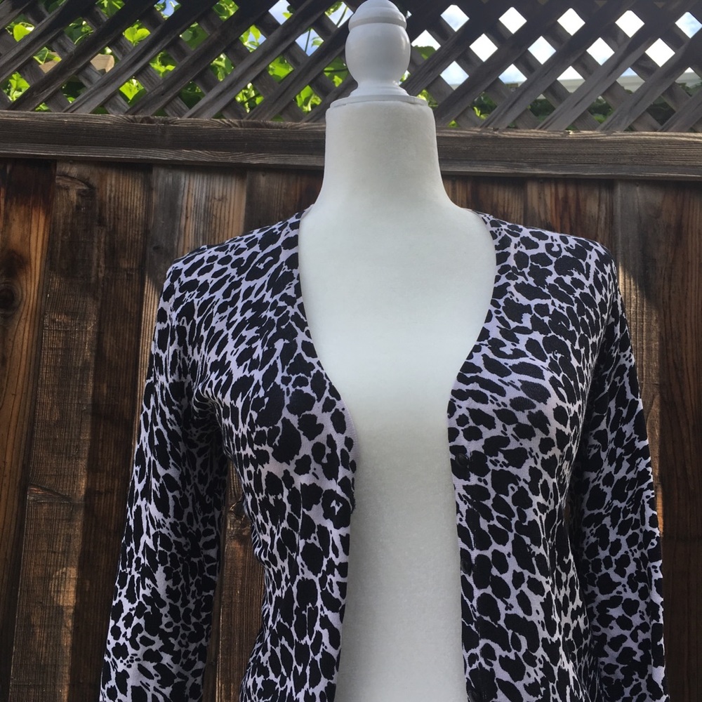 Leopard Print Cardigan - Picture 5 of 7