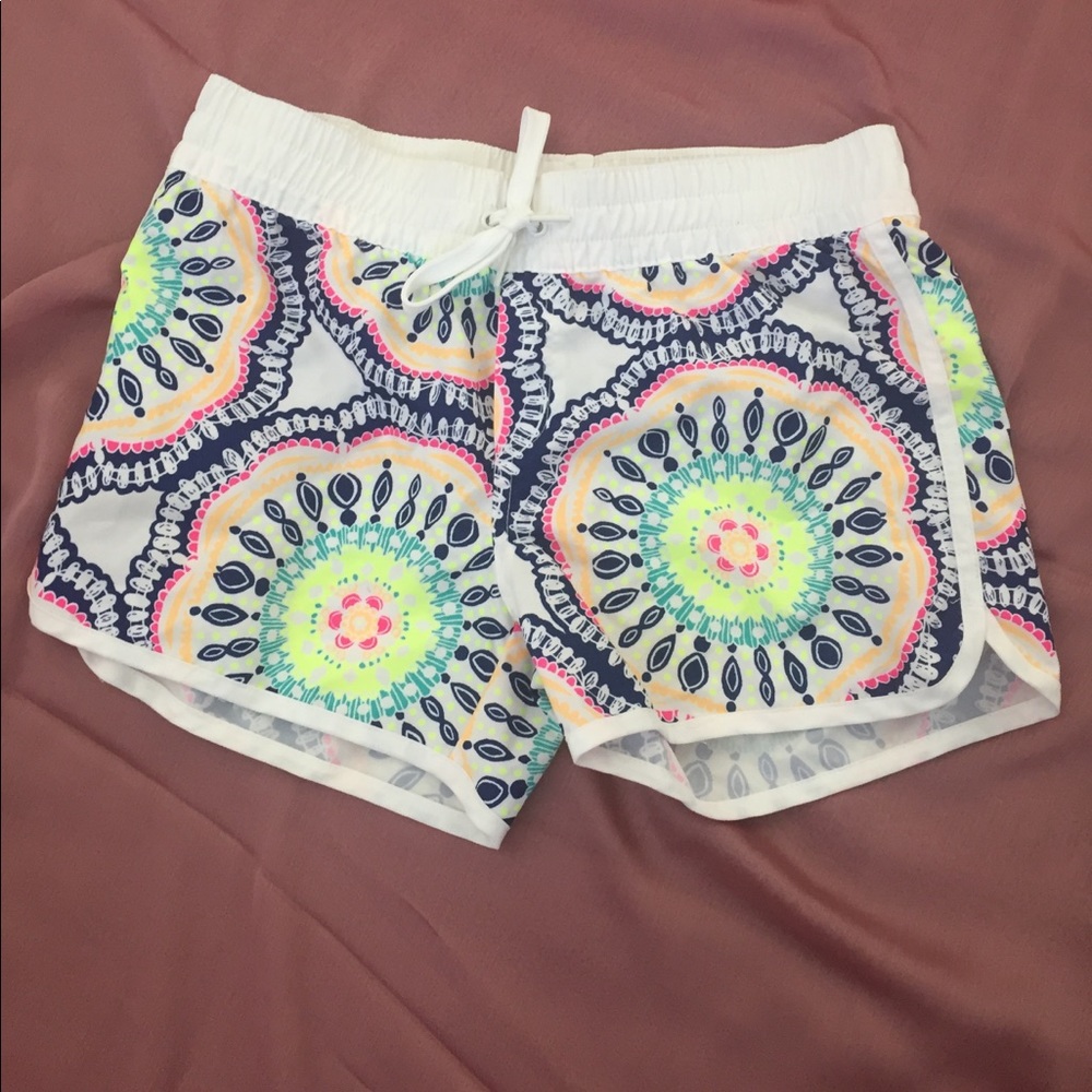 Old navy bathing suit shorts adjustable waist