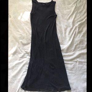 Vintage sheer knit midi dress