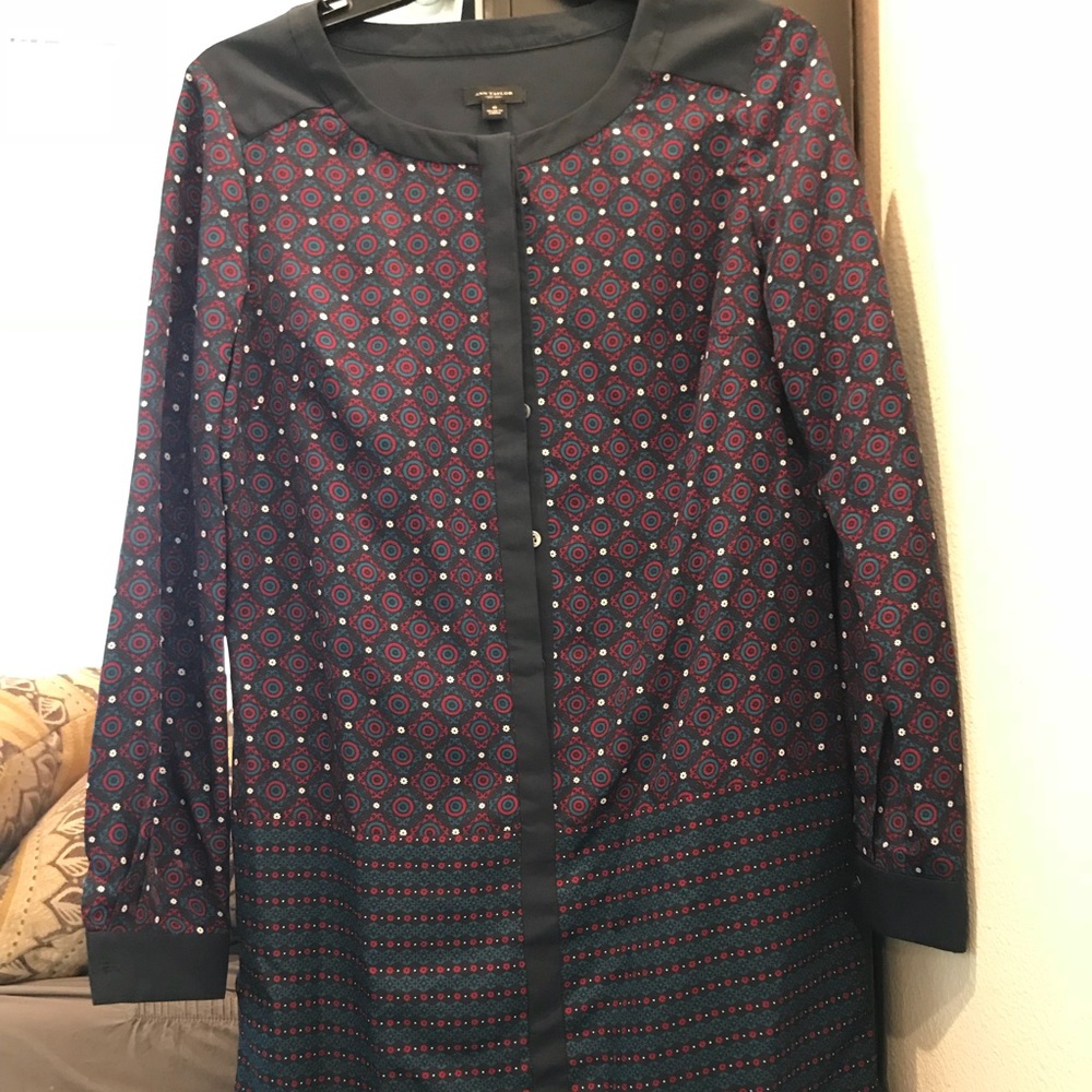 Ann Taylor patterned dress