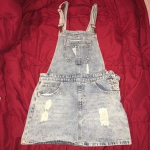 Denim overalls