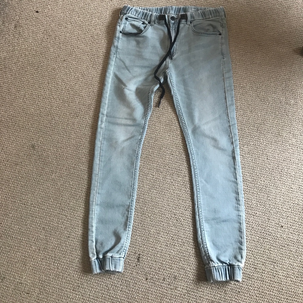 Bullhead Light Denim Skinny Joggers Size Small