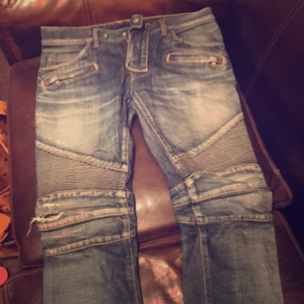Blue authentic Balmain jean sz 30-32