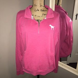 PINK quarter zip