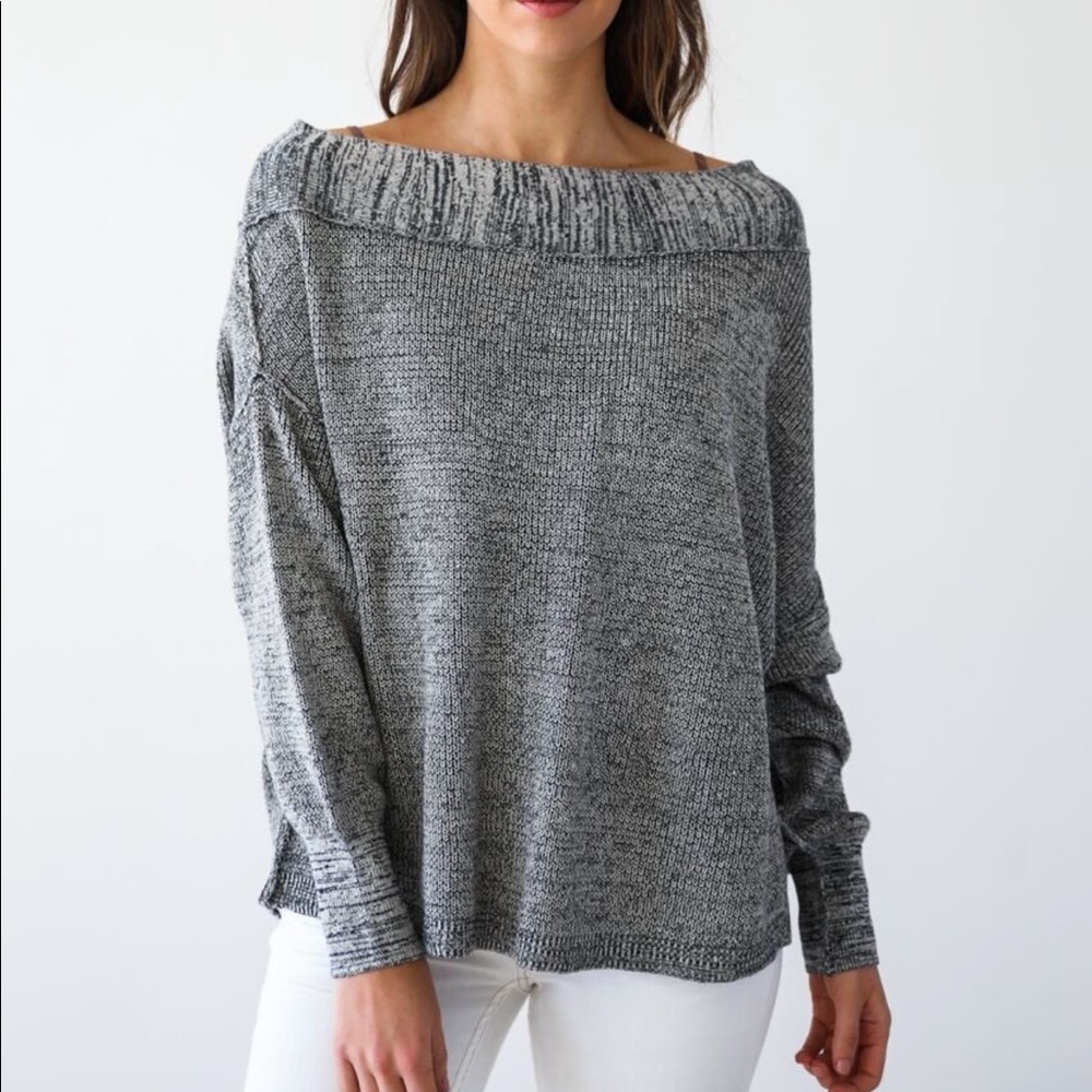 NWT Free People Alana Pullover Sweater sz L