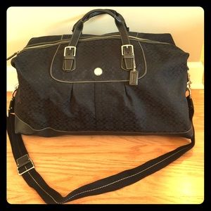Authentic Black Coach Duffle Bag