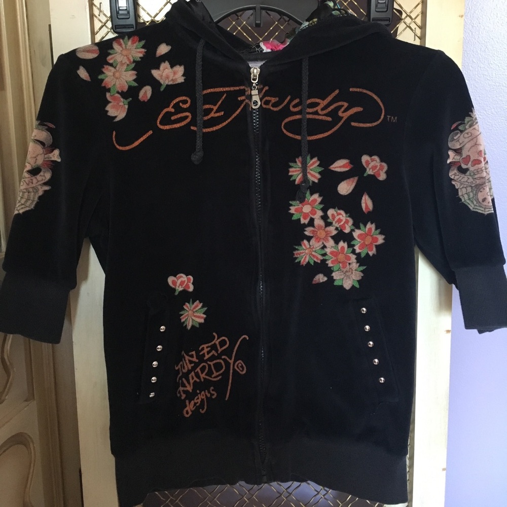 Ed hardy zip up
