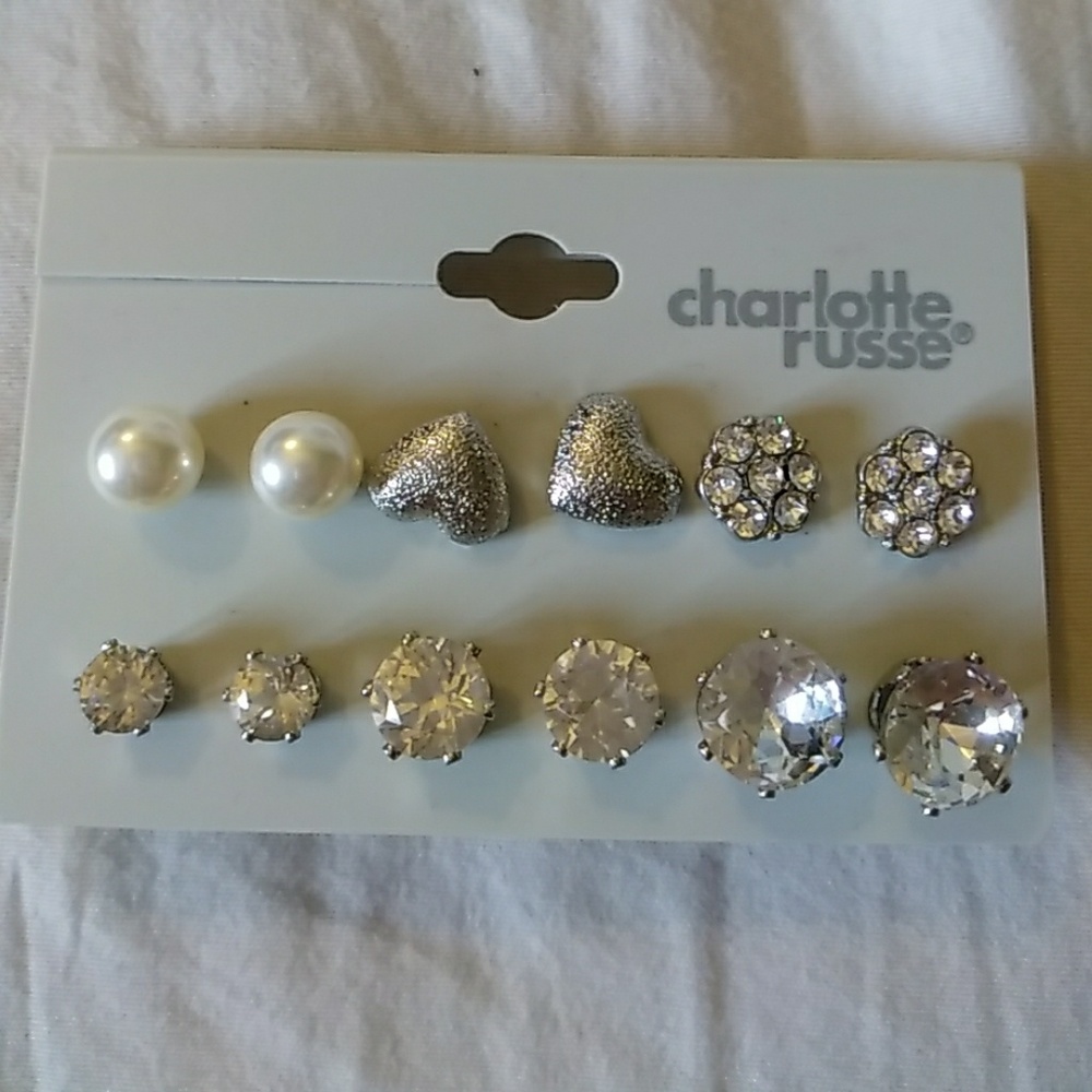 1 NWT charlotte russe earrings/studs