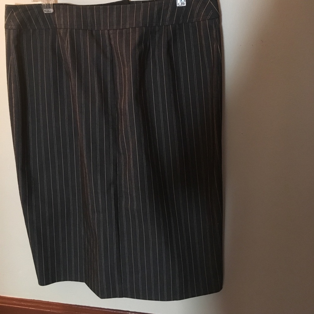 Long straight skirt