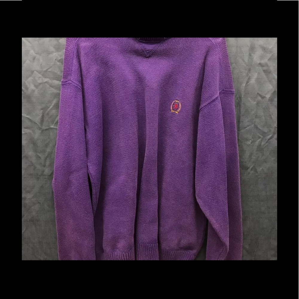 Vintage Tommy Hilfiger Sweatshirt Men's XL Purple