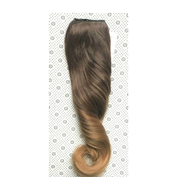 Chocolate Brown to Dark Brown Clip in Extension main image 4