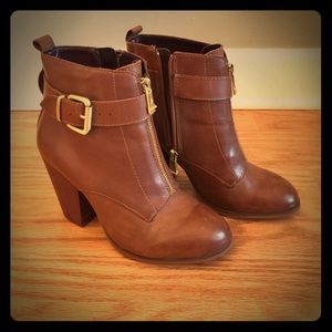 Brown booties