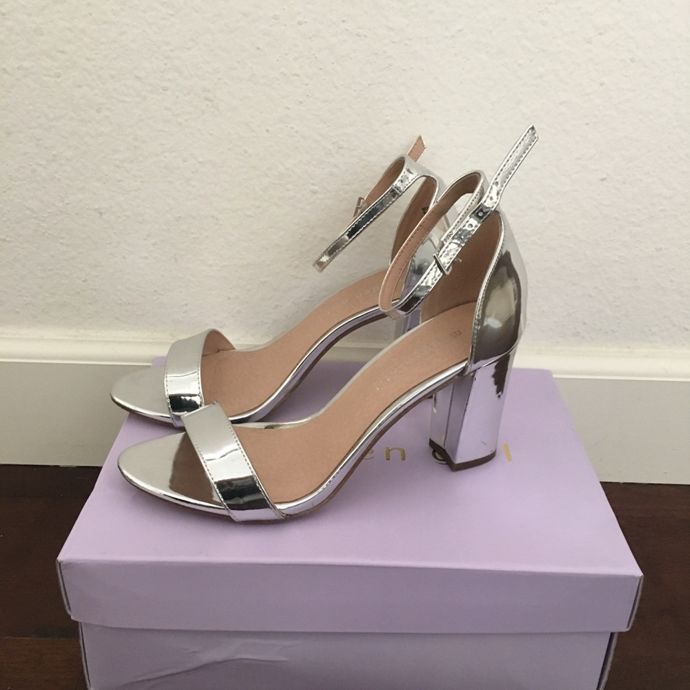 Strappy heels