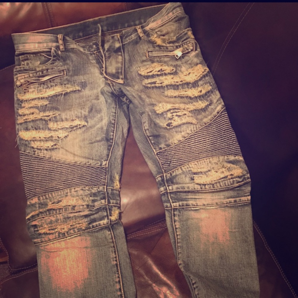 Blue Balmain jeans sz 32