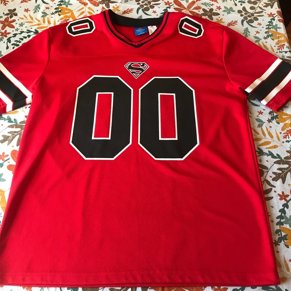 Superman Jersey style shirt