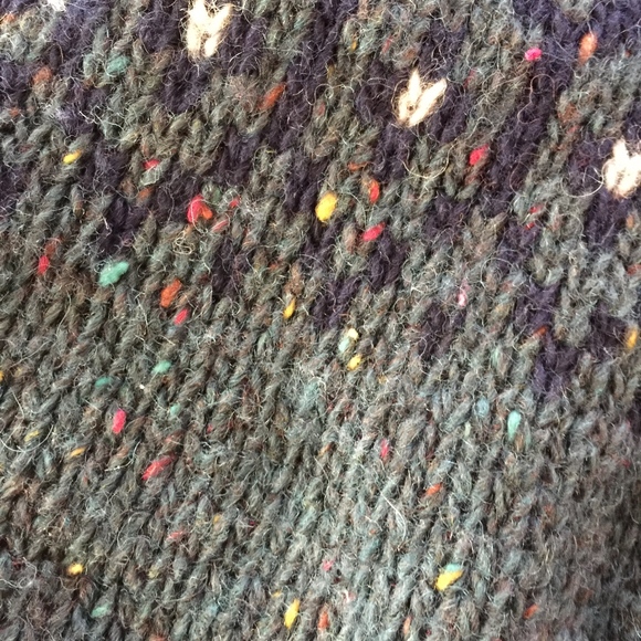 ESKIMO KNITWEAR /England/pure wool slate sweater - Picture 3 of 5