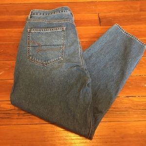 AEO jeans size 16 short mom jeans