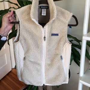 Patagonia cream vest