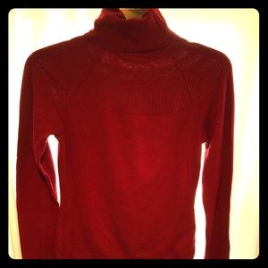 EUC The Limited oxblood colored turtleneck