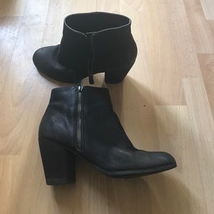 Nordstrom Black Leather Bootie
