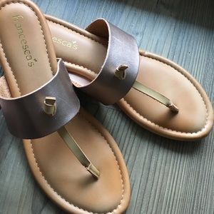 TODAY ONLY MARKDOWN Francesca’s Sandals: Rose Gold