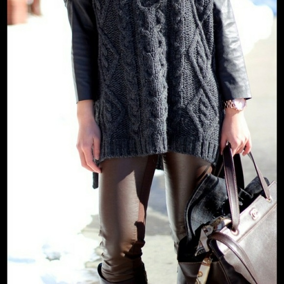 H&M Faux Leather Riding Pants - Picture 4 of 5