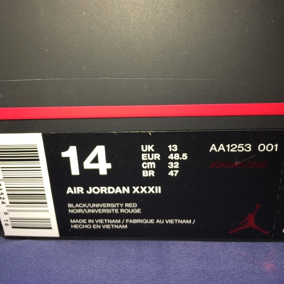 New Jordan XXXII size 14 shoes - Picture 8 of 8