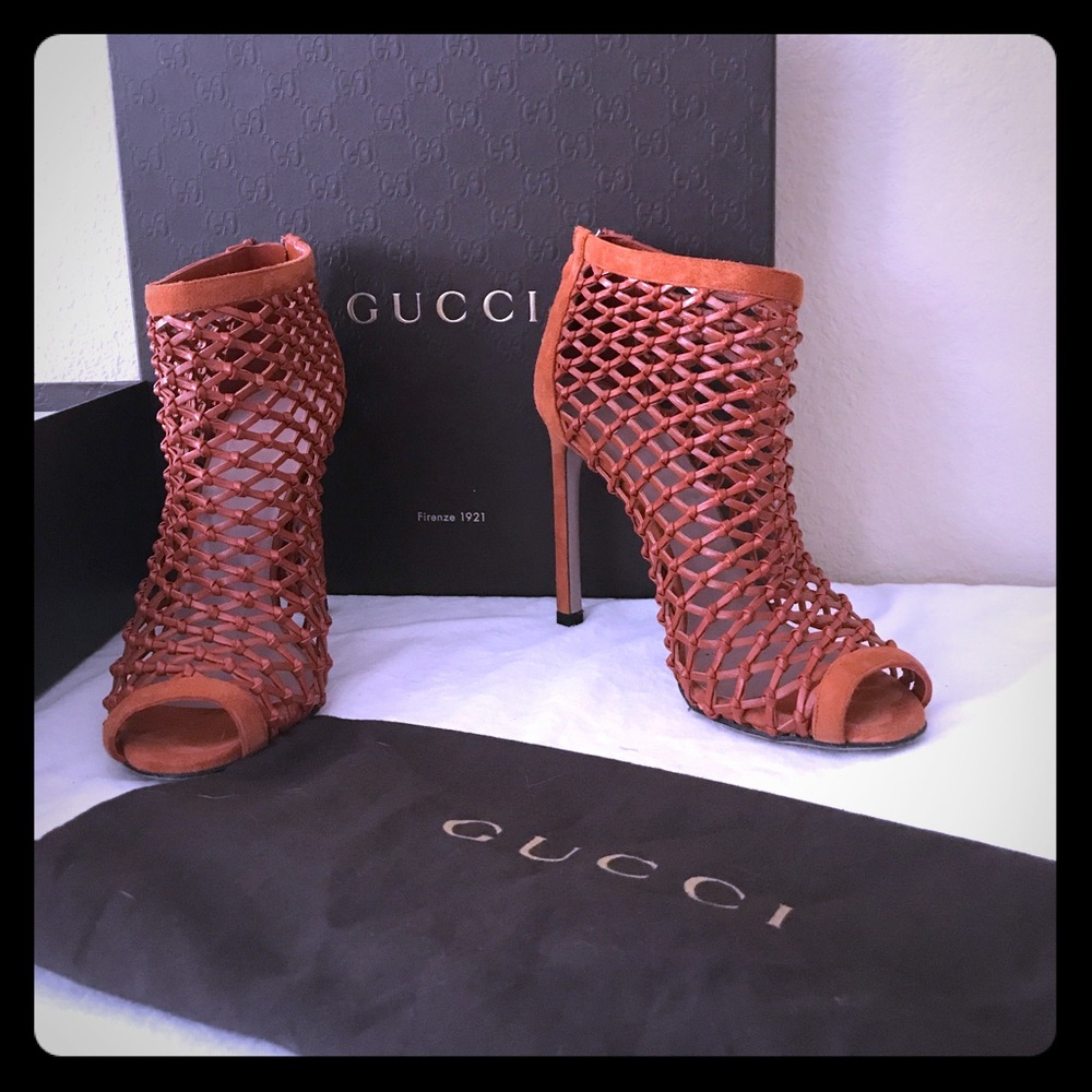 Authentic Gucci Caged Heel