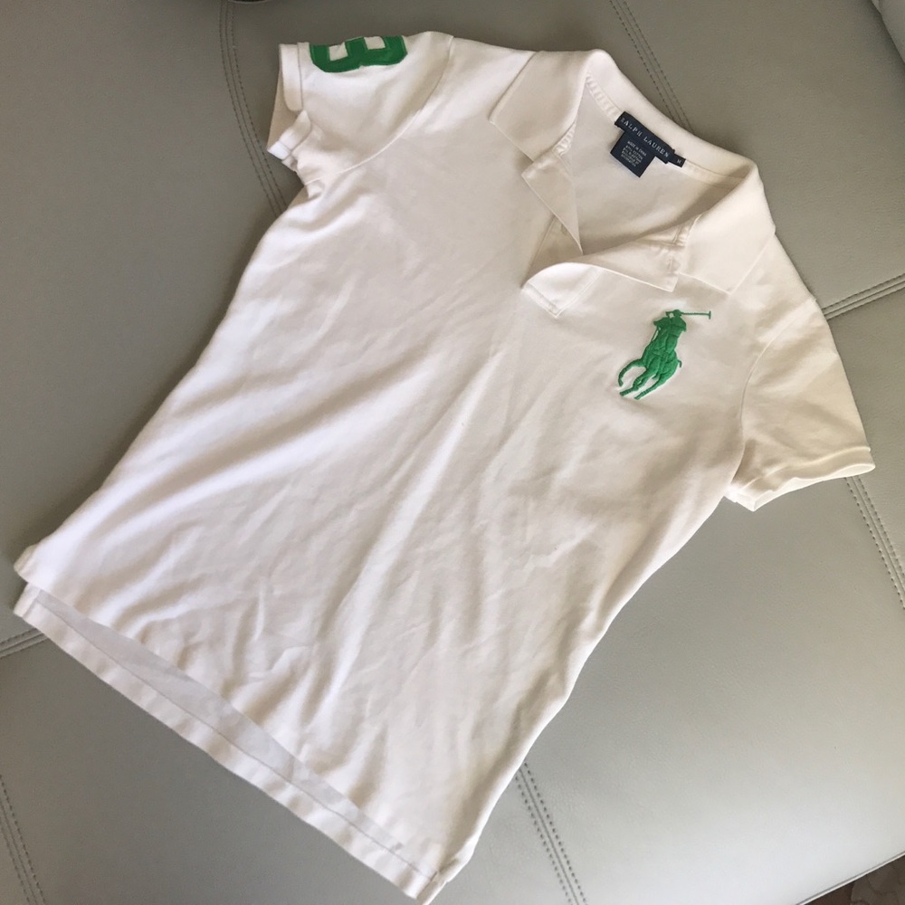 Ralph Lauren White Polo Shirt