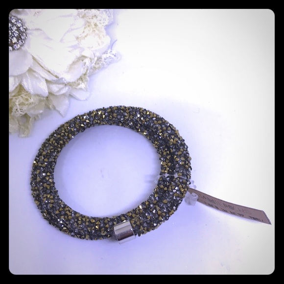 Gold Flake Wrap Bracelet