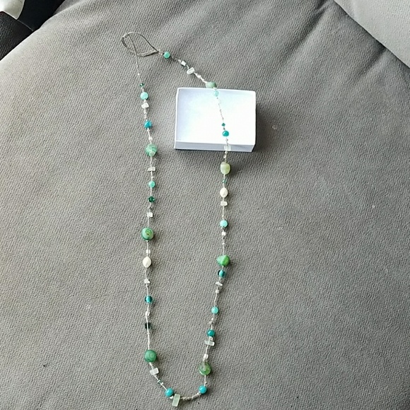 Jade and semi-precious Stone necklace - Picture 8 of 8