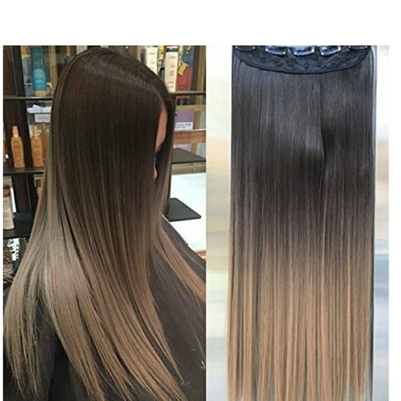 One Piece Clip In Extension Straight