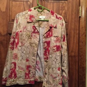 CJ banks button down jacket