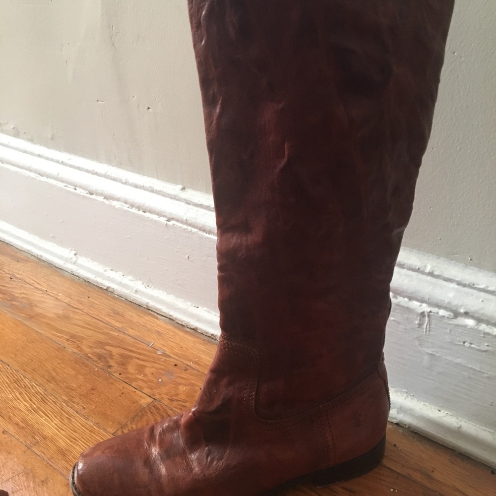 Frye boots, caramel brown, size 10 - Picture 2 of 6