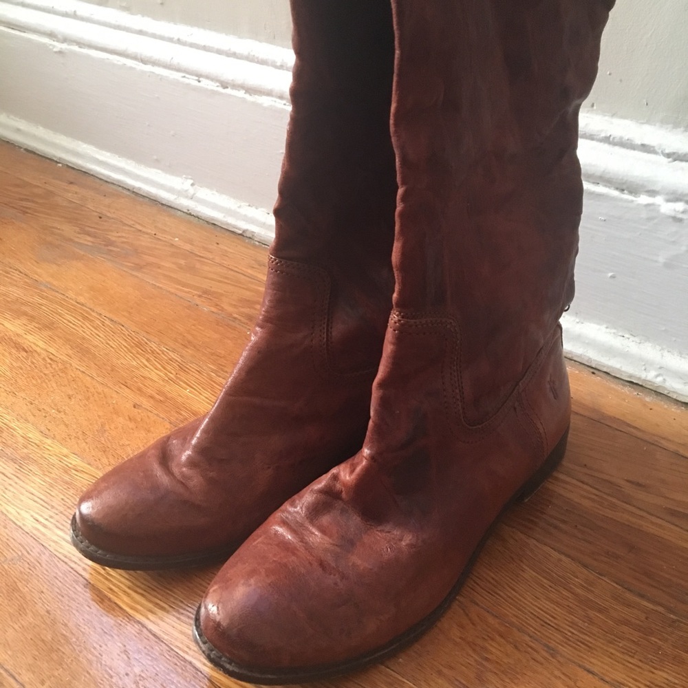 Frye boots, caramel brown, size 10 - Picture 3 of 6