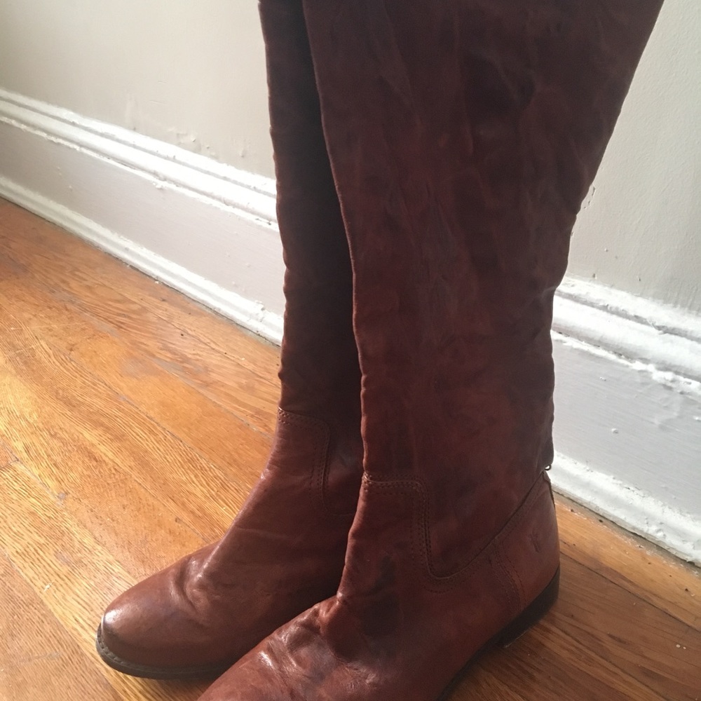 Frye boots, caramel brown, size 10 - Picture 4 of 6