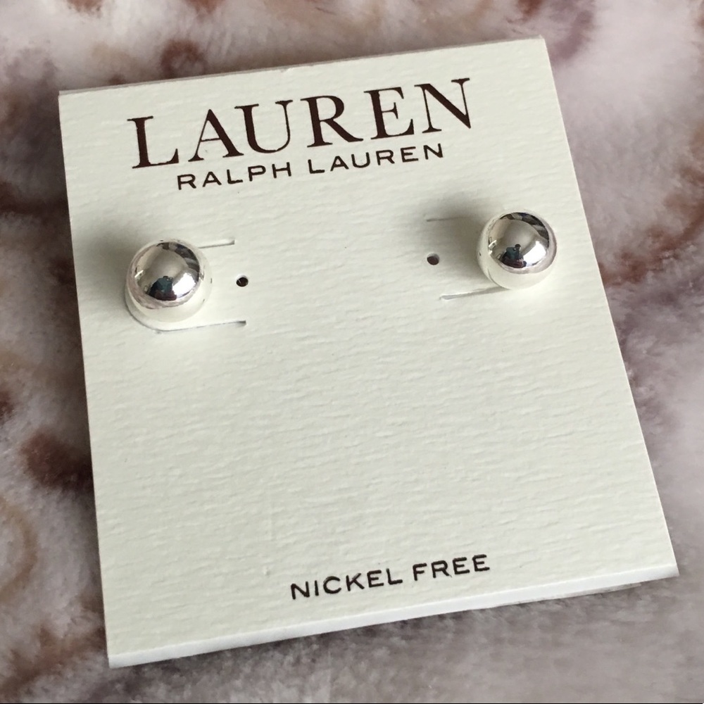 Ralph Lauren sterling silver stud earrings