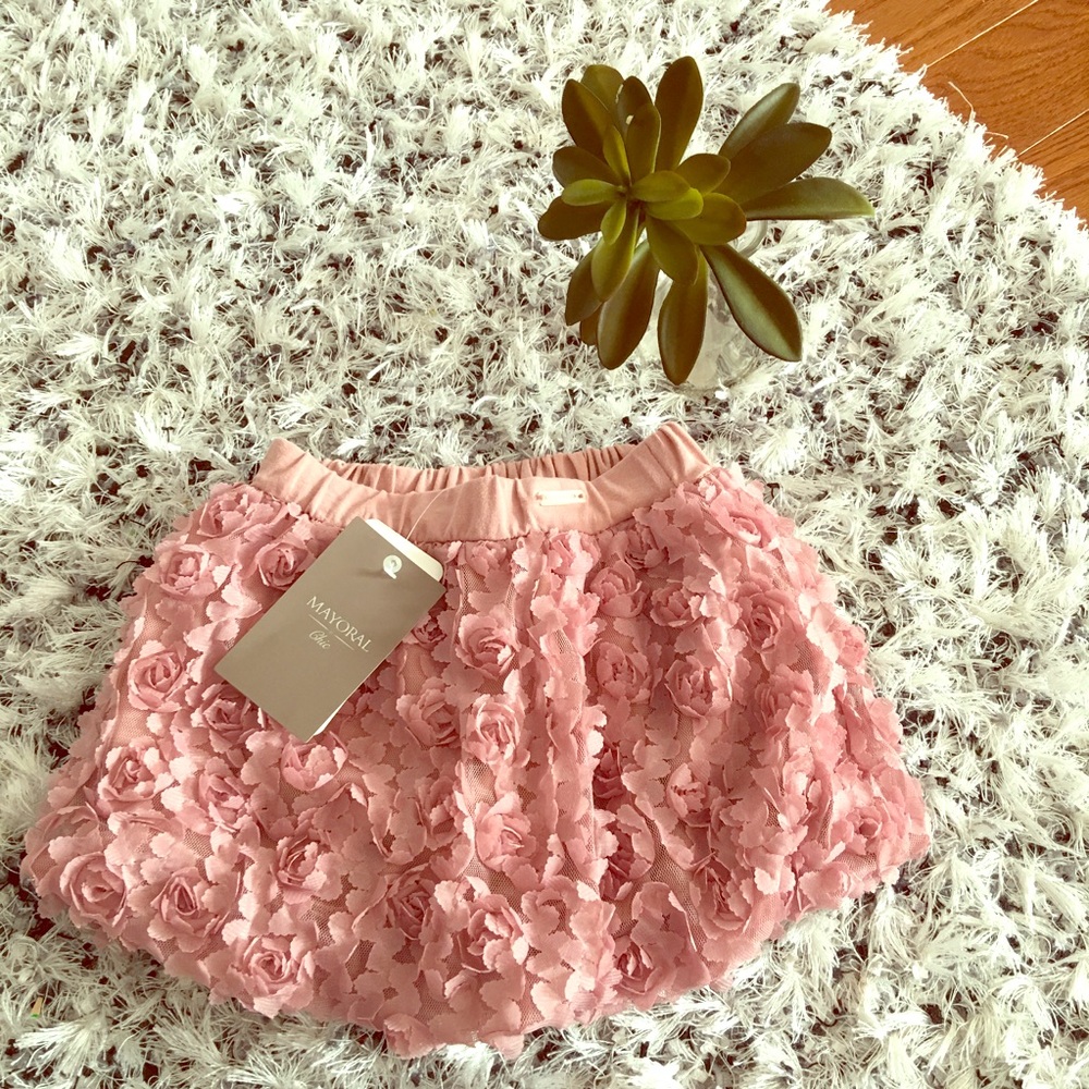 Mayoral Chic rose Bubble Skirt